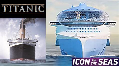 icon of the seas vs titanic